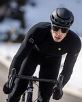 ALÉ Langarm Fahrradtrikot für den Winter - K-IDRO KLIMATIK - Schwarz
