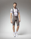 ALÉ Kurze Fahrradhose mit Trägern - MAGIC COLOUR PR-E - Braun