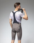 ALÉ Kurze Fahrradhose mit Trägern - MAGIC COLOUR PR-E - Braun