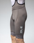ALÉ Kurze Fahrradhose mit Trägern - MAGIC COLOUR PR-E - Braun