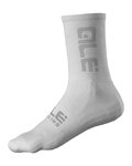 ALÉ Klassische Fahrradsocken - ROUND - Weiß