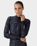 ALÉ Langarm Fahrradtrikot für den Winter - BYTE PR-E LADY - Schwarz