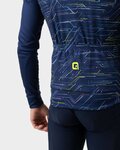 ALÉ Langarm Fahrradtrikot für den Winter - BYTE PRAGMA - Blau