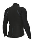 ALÉ Langarm Fahrradtrikot für den Winter - QUICK R-EV1 - Schwarz