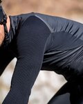 ALÉ Langarm Fahrradtrikot für den Winter - QUICK R-EV1 - Schwarz