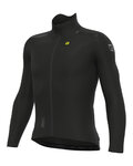 ALÉ Langarm Fahrradtrikot für den Winter - DEFENCE R-EV1 - Schwarz