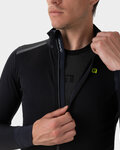 ALÉ Langarm Fahrradtrikot für den Winter - DEFENCE R-EV1 - Schwarz