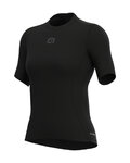 ALÉ Kurzarm Fahrrad-Shirt - GRID INTIMO - Schwarz