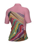 ALÉ Kurzarm Fahrradtrikot - PR-E RAINBOW - Rosa