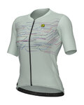 ALÉ Kurzarm Fahrradtrikot - PR-E MEGABYTE - Hellgrün