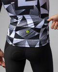 ALÉ Kurzarm Fahrradtrikot - MULTIVERSO PR-E - Schwarz/Weiß