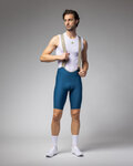 ALÉ Kurze Fahrradhose mit Trägern - MASTER 2.0 PR-E - Blau