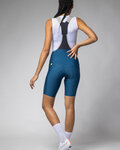 ALÉ Kurze Fahrradhose mit Trägern - MASTER 2.0 PR-E - Blau