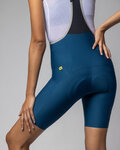 ALÉ Kurze Fahrradhose mit Trägern - MASTER 2.0 PR-E - Blau
