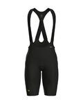 ALÉ Kurze Fahrradhose mit Trägern - R-EV1 HAMMER 2.0 - Schwarz