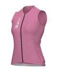 ALÉ Ärmelloses Fahrradtrikot - COLOR BLOCK PRAGMA - Rosa