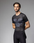 ALÉ Kurzarm Fahrrad-Shirt - MULTIVERSO INTIMO - Schwarz