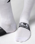 ALÉ Klassische Fahrradsocken - FOLLOW ME  - Weiß