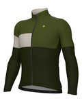 ALÉ Fahrrad-Thermojacke - PR-E GEOMETRIC - Grün