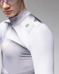 ALÉ Langarm Fahrradtrikot für den Winter - QUICK - Weiß
