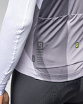 ALÉ Langarm Fahrradtrikot für den Winter - QUICK - Weiß