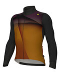 ALÉ Langarm Fahrradtrikot für den Winter - R-EV1 QUICK - Orange