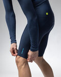 ALÉ Kurze Fahrradhose mit Trägern - KLIMATIK K-MATER - Blau