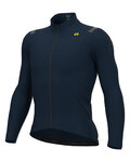 ALÉ Langarm Fahrradtrikot für den Winter - R-EV1 WARM RACE - Blau