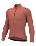 ALÉ Langarm Fahrradtrikot für den Winter - WARM RACE - Rosa