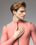 ALÉ Langarm Fahrradtrikot für den Winter - WARM RACE - Rosa