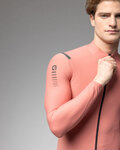 ALÉ Langarm Fahrradtrikot für den Winter - WARM RACE - Rosa
