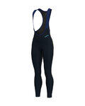 ALÉ Lange Fahrradhose mit Trägern - KLIMATIK K-TOUR - Blau