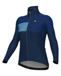 ALÉ Fahrrad-Thermojacke - PR-E GEOMETRIC - Blau