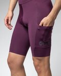 ALÉ Kurze Fahrradhose mit Trägern - GRAVEL-PRO OFF ROAD - - Lila