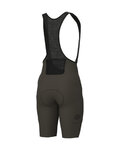 ALÉ Kurze Fahrradhose mit Trägern - GRAVEL-PRO OFF ROAD - GRAVEL - Grün