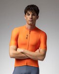 ALÉ Kurzarm Fahrradtrikot - COLOR BLOCK PRAGMA - Orange