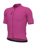 ALÉ Kurzarm Fahrradtrikot - COLOR BLOCK PRAGMA - Rosa