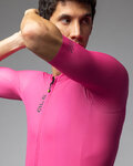 ALÉ Kurzarm Fahrradtrikot - COLOR BLOCK PRAGMA - Rosa