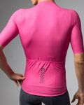 ALÉ Kurzarm Fahrradtrikot - COLOR BLOCK PRAGMA - Rosa