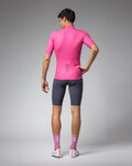 ALÉ Kurzarm Fahrradtrikot - COLOR BLOCK PRAGMA - Rosa