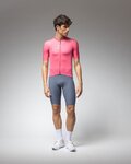 ALÉ Kurzarm Fahrradtrikot - PRAGMA COLOR BLOCK - Rosa