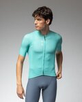 ALÉ Kurzarm Fahrradtrikot - PRAGMA COLOR BLOCK - Türkis