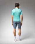 ALÉ Kurzarm Fahrradtrikot - PRAGMA COLOR BLOCK - Türkis