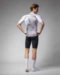 ALÉ Kurzarm Fahrradtrikot - SPRINTER R-EV1 - Weiß/Grau