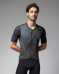 ALÉ Kurzarm Fahrradtrikot - SPRINTER R-EV1 - Schwarz/Grau