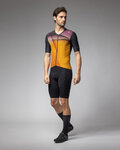 ALÉ Kurzarm Fahrradtrikot - SPRINTER R-EV1 - Orange/Schwarz/Rosa