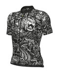 ALÉ Kurzarm Fahrradtrikot - SAFARI PRAGMA - Schwarz/Weiß