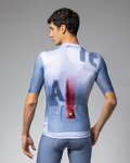 ALÉ Kurzarm Fahrradtrikot - SOUND PR-E - Weiß/Blau