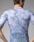 ALÉ Kurzarm Fahrradtrikot - MARBLE PR-E - Weiß/Blau