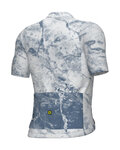 ALÉ Kurzarm Fahrradtrikot - MARBLE PR-E - Weiß/Blau